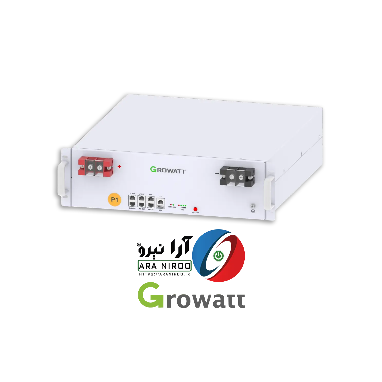 hope-5-0l-p1-2 باتری خورشیدی GROWATT لیتیومی 5 کیلووات مدل Hope 5.0L-P1