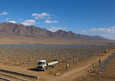کلنگ‌زنی نیروگاه خورشیدی ۳۶ مگاواتی در گلشهر گلپایگان