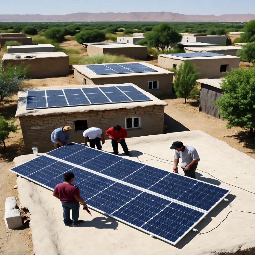 بهره‌برداری از 81 نیروگاه خورشیدی خانگی ۵ کیلوواتی