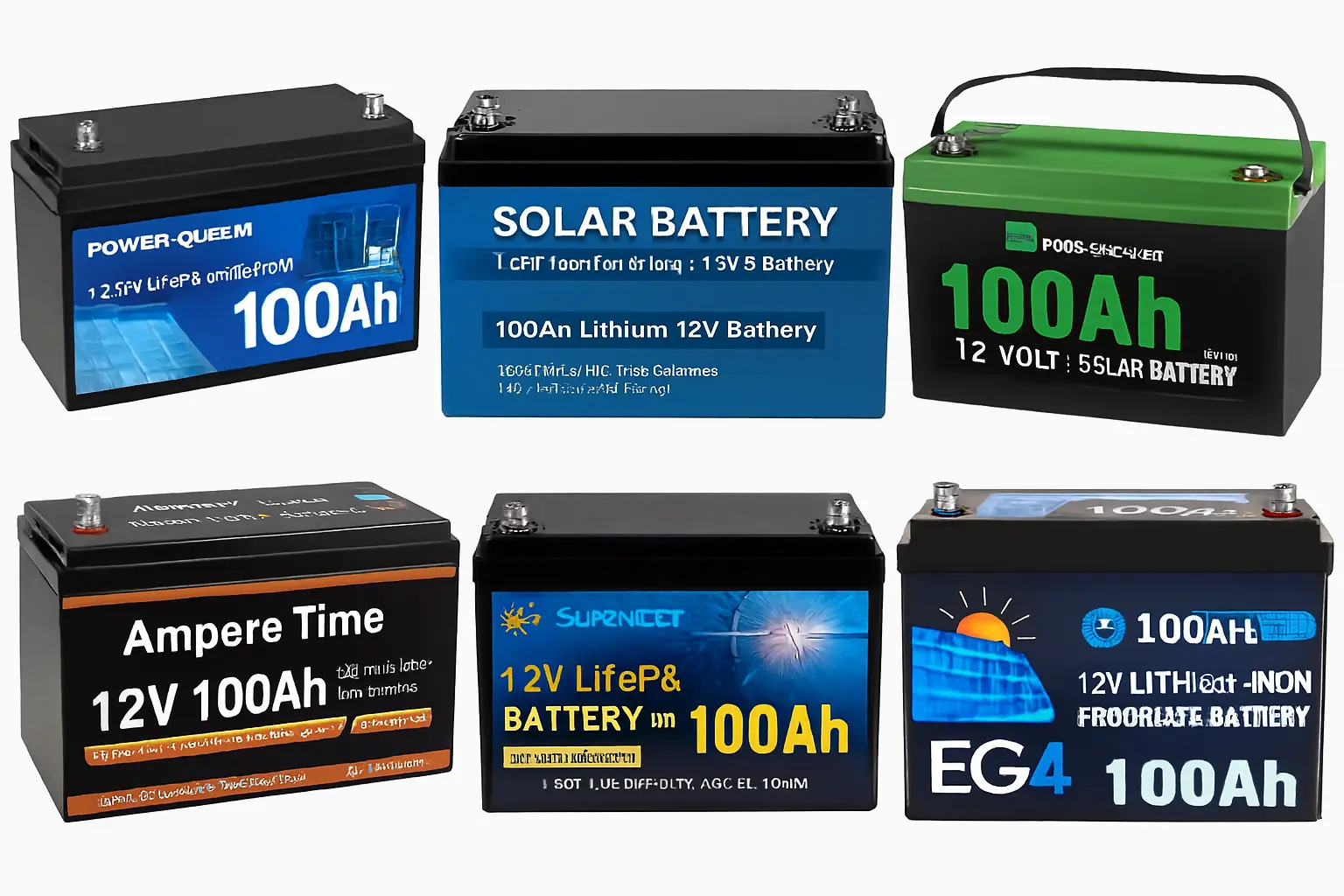 قیمت باتری خورشیدی 12 ولت: راهنمای جامع خرید و انتخاب در سال ۱۴۰۴