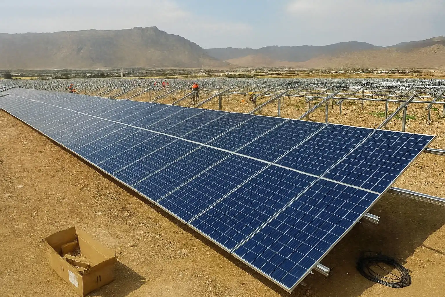 احداث ۷۴۰ نیروگاه خورشیدی