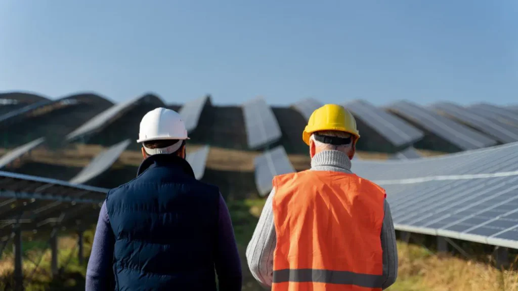 مرحله اول احداث نیروگاه خورشیدی