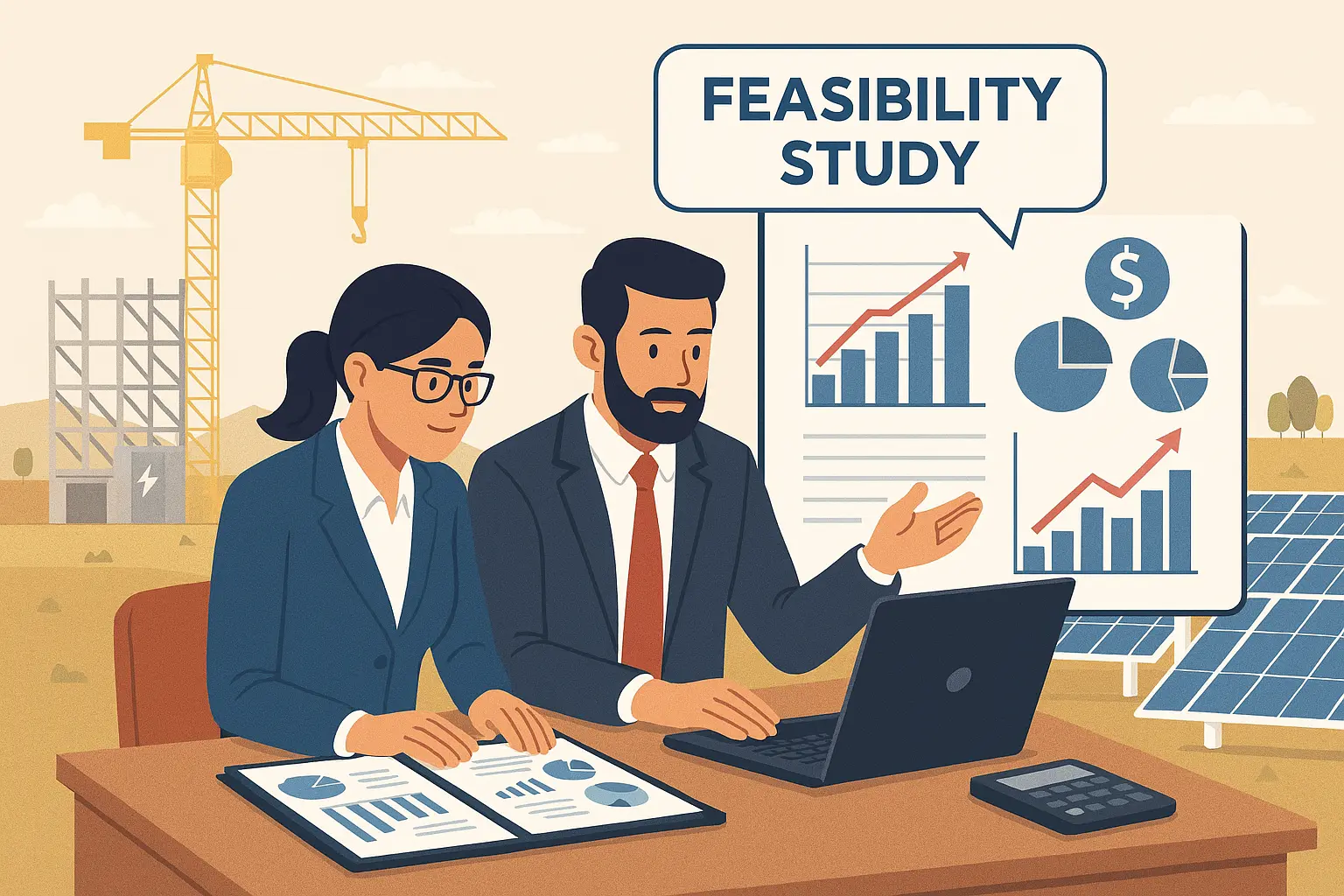 امکان سنجی نیروگاه خورشیدی: مطالعات امکان‌سنجی فنی و امکان‌سنجی مالی