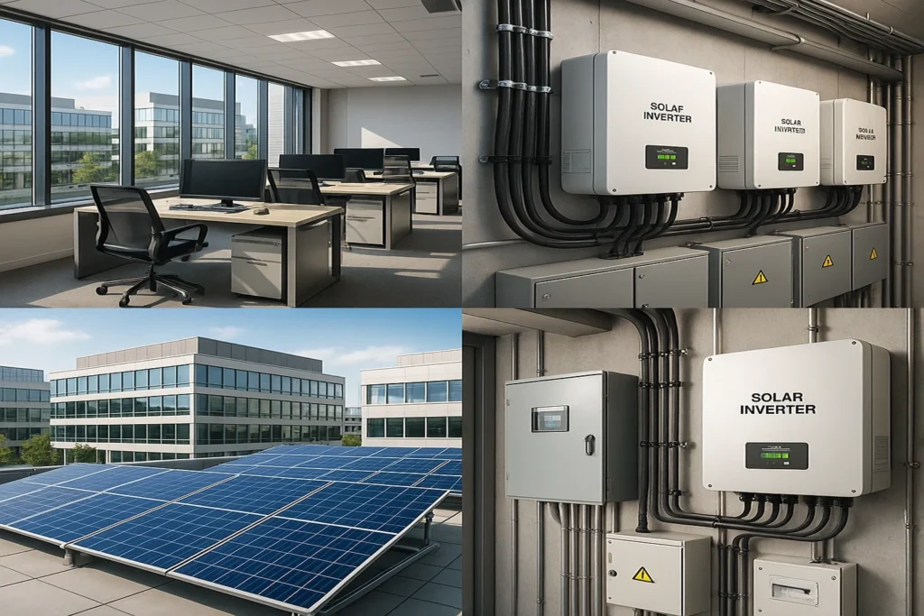 انتخاب اینورتر خورشیدی اداری برای برق خورشیدی مصارف اداری 1404