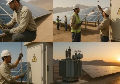 انتخاب پنل خورشیدی و اینورتر خورشیدی: راهنمای کامل، نصب و بهره‌برداری در سال 1404