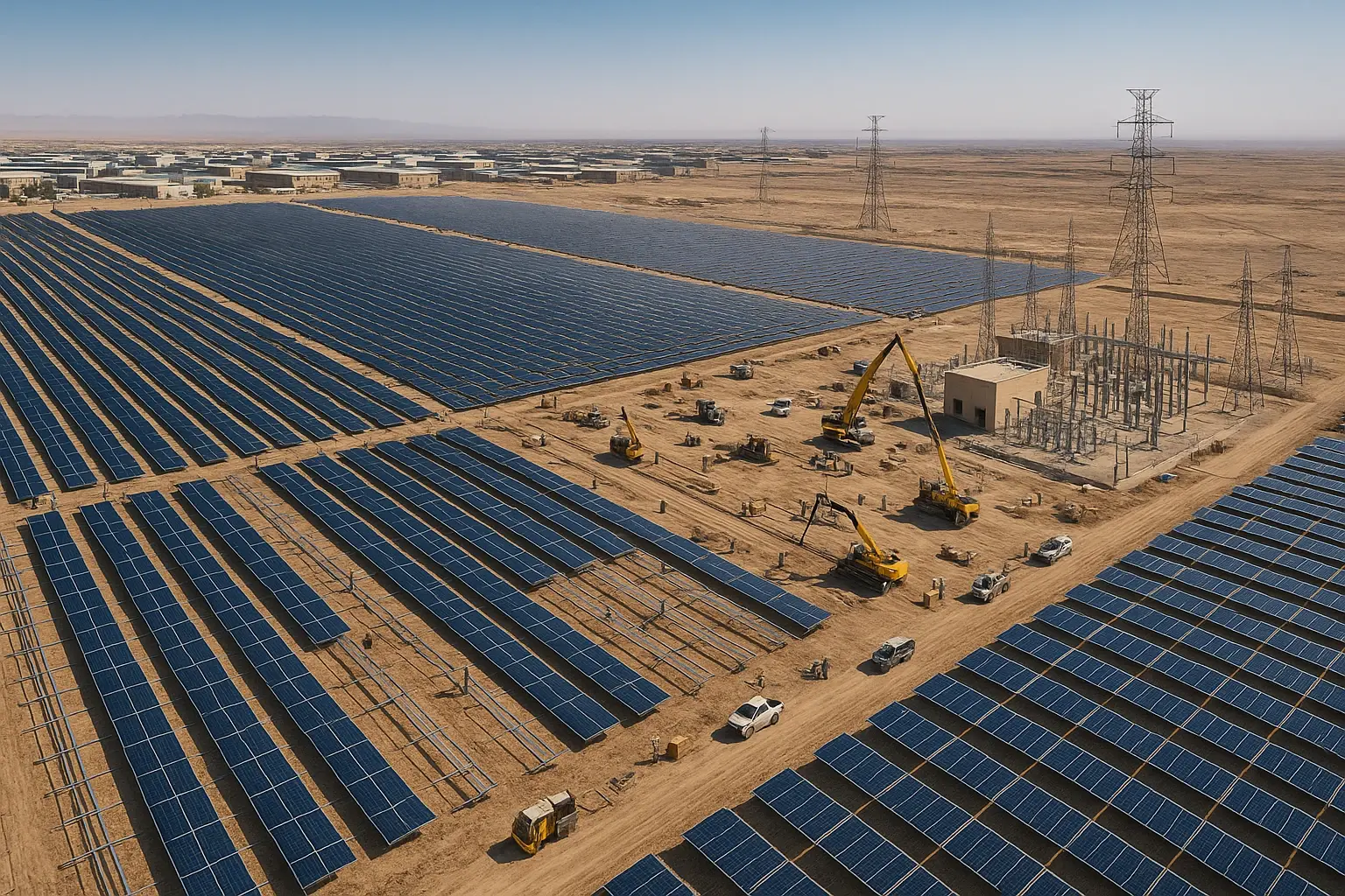 احداث نیروگاه خورشیدی شمس آباد