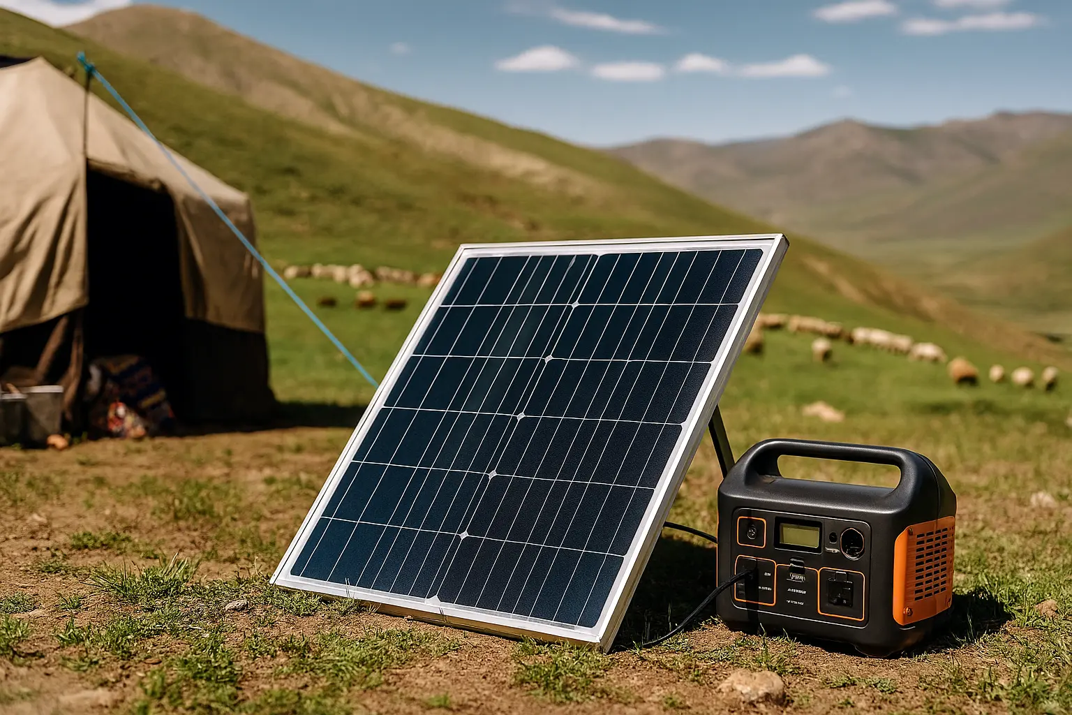 سامانه خورشیدی قابل حمل برای عشایر آذربایجان شرقی | اختصاص 600 پنل 100 وات