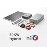 پکیج خورشیدی 30 کیلووات هیبرید سه فاز