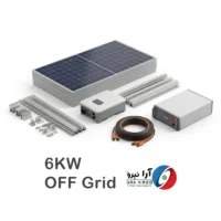 پکیج خورشیدی 6 کیلووات آفگرید تک فاز
