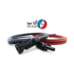 کابل DC خورشیدی به همراه کانکتور MC4 آرا نیرو