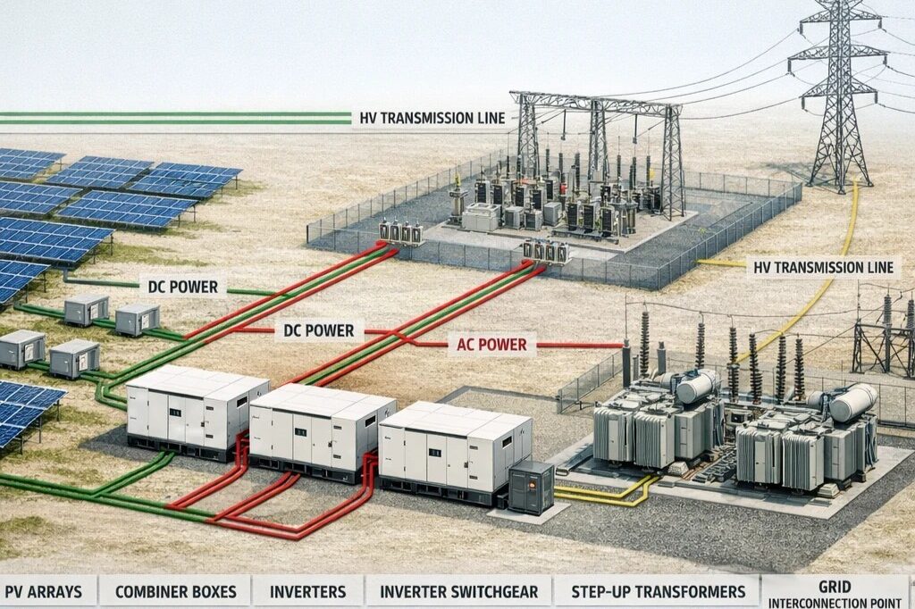 کلیات طراحی مهندسی تفصیلی نیروگاه خورشیدی