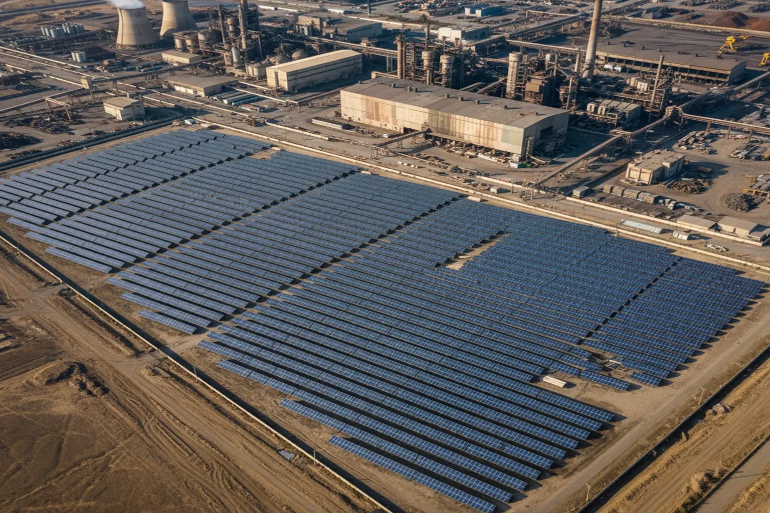 نیروگاه خورشیدی فولاد مبارکه: بزرگ‌ترین پروژه انرژی پاک صنعتی ایران