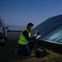 خدمات تست الکترولومینسانس (EL) پنل‌های خورشیدی