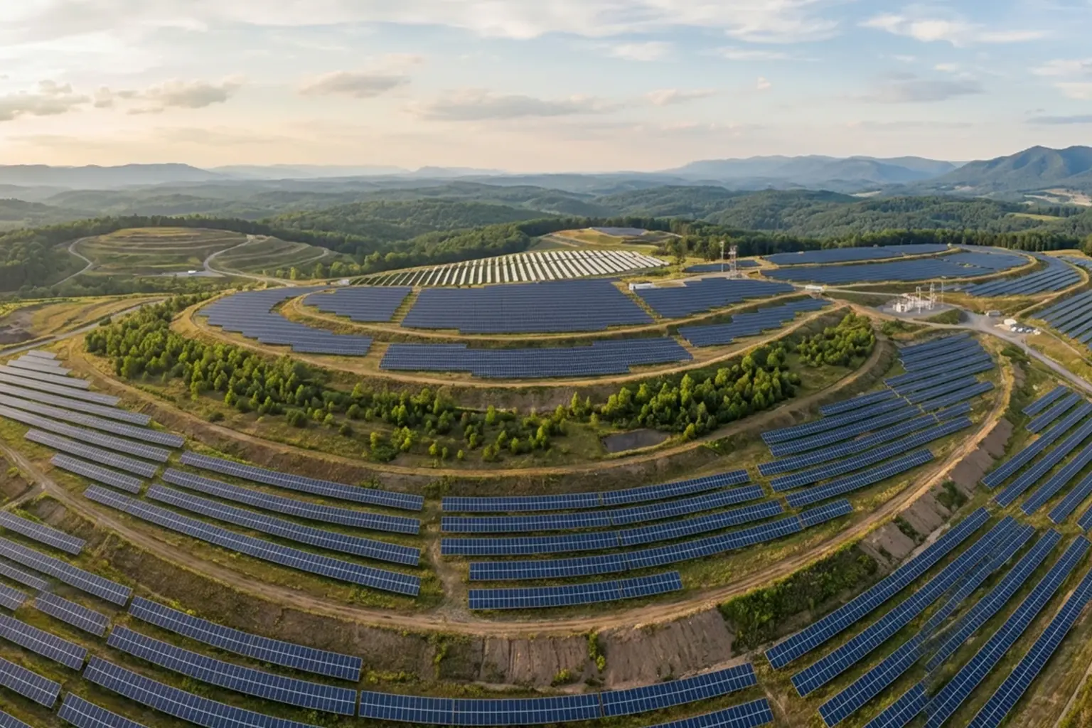 پروژه خورشیدی CPV Backbone Solar در معدن زغال‌سنگ سابق مریلند به بهره‌برداری رسید