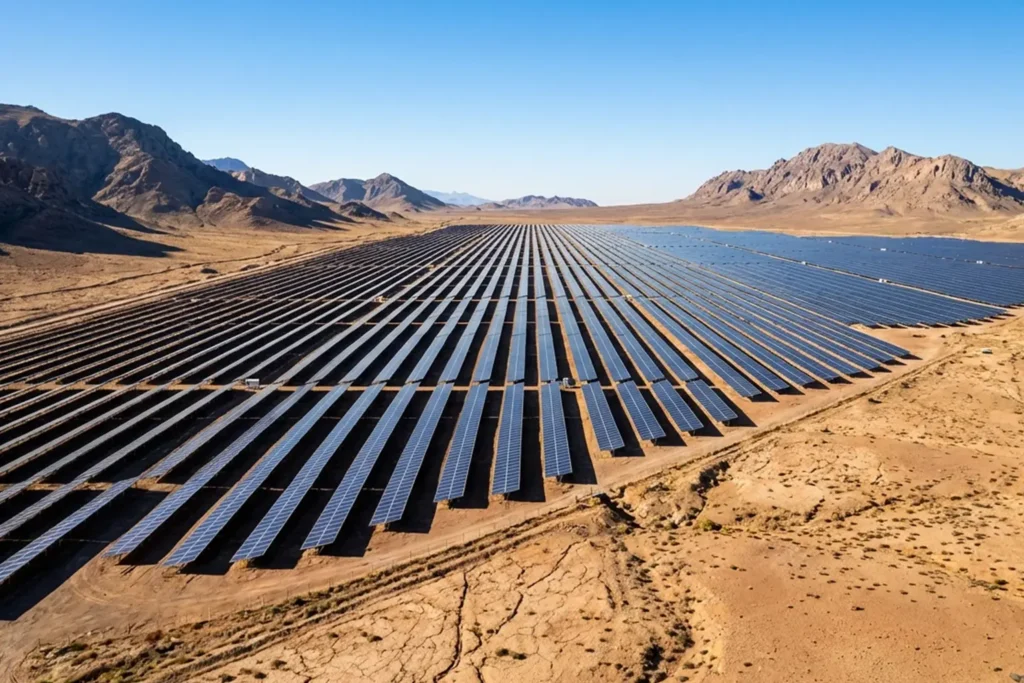 بهترین مکان احداث نیروگاه خورشیدی، بررسی مناطق مناسب در ایران و جهان1404