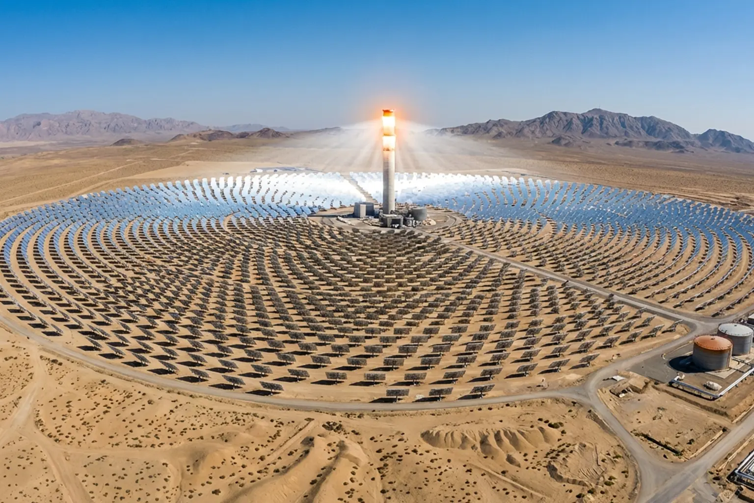 نیروگاه خورشیدی متمرکز،بررسی جامع فناوری CSP در ایران و جهان 1404