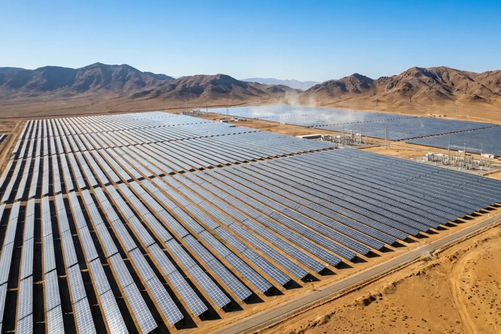 نیروگاه خورشیدی اصفهان پیشرو در انرژی پاک ایران