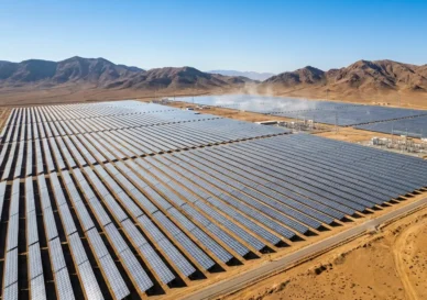 نیروگاه خورشیدی اصفهان پیشرو در انرژی پاک ایران